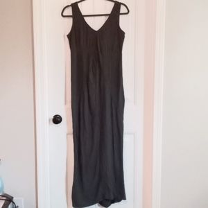 Motherhood Small Strip Maternity Maxi Dress